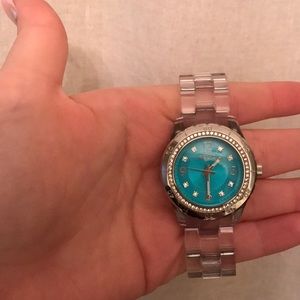 Relic Clear and Blue Watch